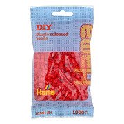 Hama Iron-on Beads - Red Transparent (013), 1000 pcs.