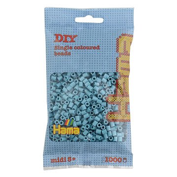 Hama Iron-on Beads - Turquoise (031), 1000 pcs.