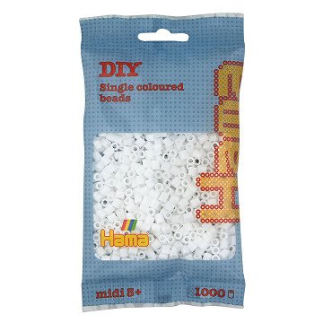 Hama Iron-on Beads - White (01), 1000 pcs.