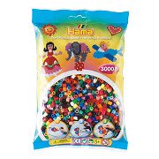 Hama Midi Ironing Bead Mix - Total (201-68), 3000 pcs.