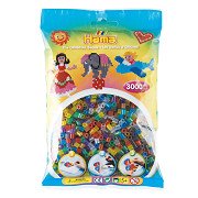 Hama Iron-on Bead Mix - Transparent (201-53), 3000 pcs.