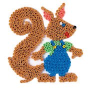 Hama Bügelperlen Steckplatte - Eichhörnchen