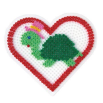 Hama Ironing Bead Board - Heart Large