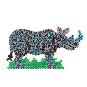 Hama Midi Ironing Bead Board - Rhinoceros
