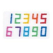 Hama Iron-on Bead Board - Numbers