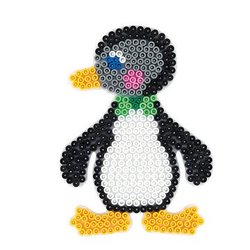 Hama Bügelperlen Steckplatte – Pinguin