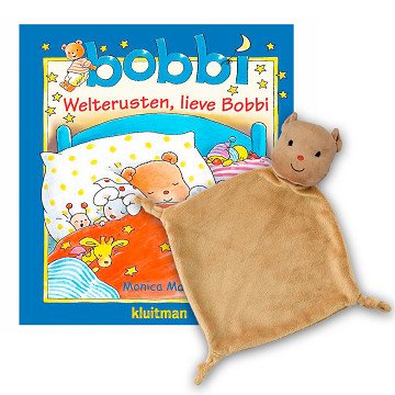 Gute Nacht, liebe Bobbi mit Schmusetuch