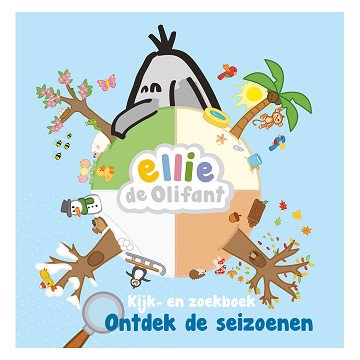 Ellie the Elephant Look and Find Book - Discover the Seasons