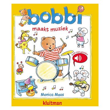 Geluidenboek Bobbi maakt muziek