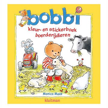 Bobbi Farm Animals Mal- und Stickerbuch