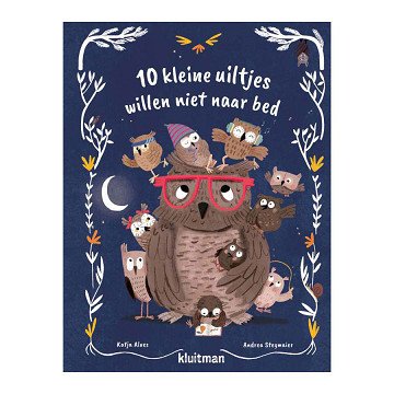 Bilderbuch „10 kleine Eulen wollen nicht ins Bett gehen“.