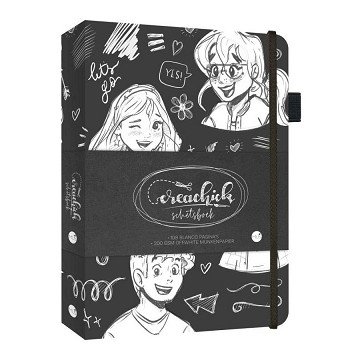 CreaChick Schetsboek Black