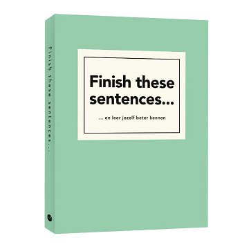 Finish these sentences Invulboek