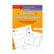 Ferienübungsblätter mit Wiederholungsübungen in Sprache und Rechnen