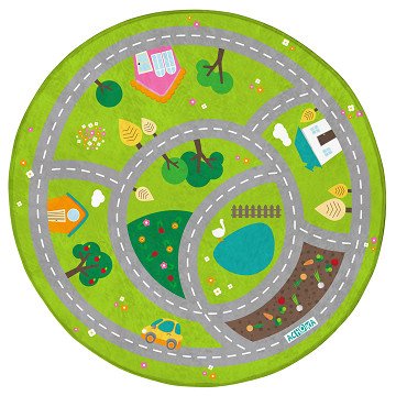 Spielmatte Traffic Round, 100cm