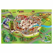 Spielmatte Burg Mittelalter, 100x150cm