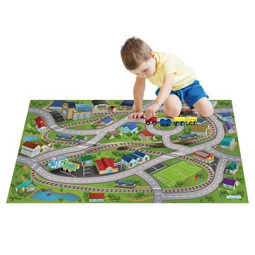 Play mat Train station, 100x150cm