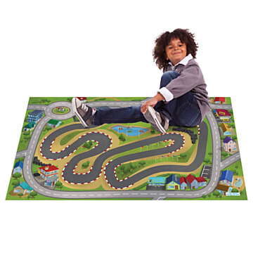 Race track play mat, 100x150cm