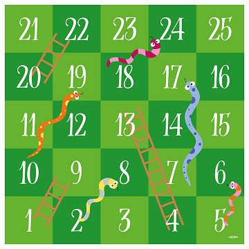 Play mat Snakes and Ladders, 200x200cm