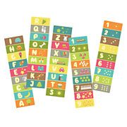 Playmat Letters and Numbers 40x150cm, Set of 5