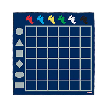Shape and Sort Playmat Game