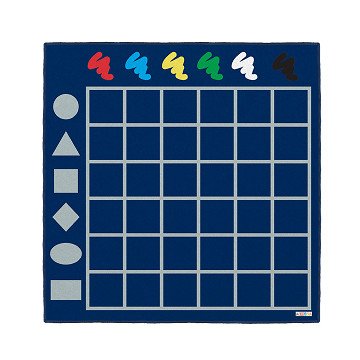 Spielmatte mit Formen und Sortierung