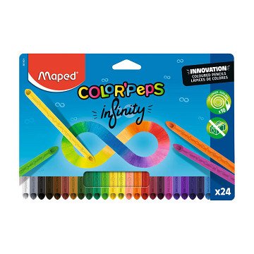 Kleurpotlood Maped Color Peps Infinity set 24 kleuren