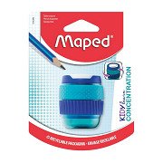 Maped Kidy Learn Konzentrations-Bleistiftspitzer, 1-Loch, Blau