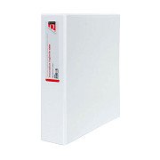 Presentatieringband Quantore A4 Maxi 4-rings D-mech 50mm wit