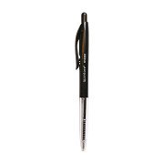 Quantore push button ballpoint pen black medium