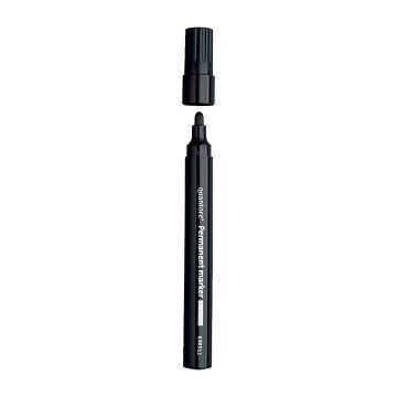 Quantore Rundmarker, permanent, 1–1,5 mm, schwarz