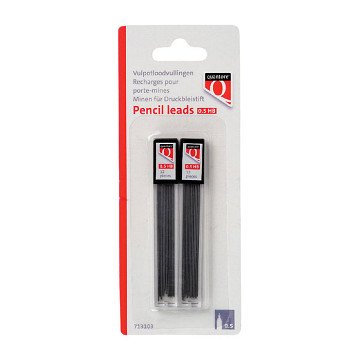 Quantore Bleistiftminen 0,5 mm HB, 24 Stück