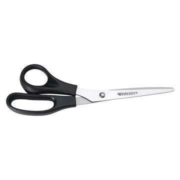 Scissors Westcott Buro 210mm stainless steel with plastic grip left-handed