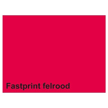 Copy paper Fastprint A4 80gr bright red 100 sheets