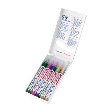 Acrylmarker Edding Metallic, 5 st.