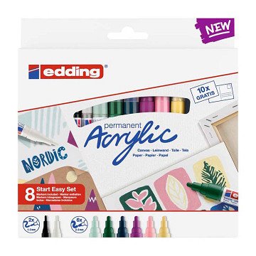 Acrylic marker Edding Starter Kit