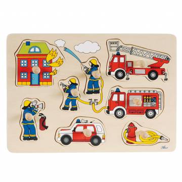 Goki Stud Puzzle Fire Department