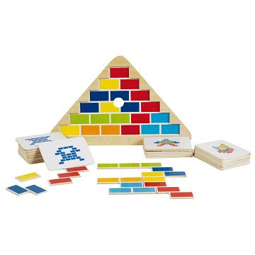 Goki Holz-Gehirnpuzzle in Farben