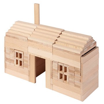 Goki Wooden Building Planks, 200pcs.