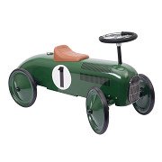 Goki Retro Riding Car Green