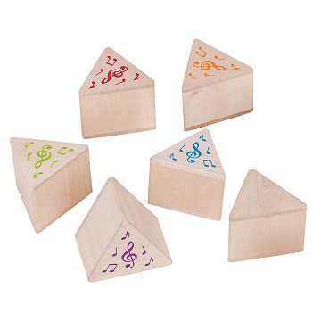 Goki Wooden Memo with Sound, 12 pcs.