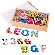 Goki Magnetic Numbers & Letters, 88pcs.