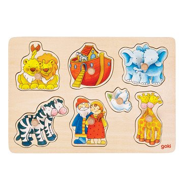 Noppenpuzzel Ark van Noach, 7st.