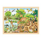 Goki Puzzel Natuur, 96st.