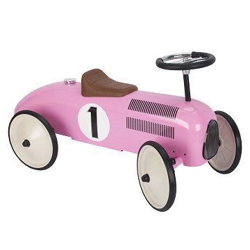 Loopauto Metaal Roze