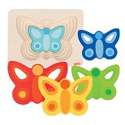 Goki Layer Puzzle Butterfly, 5 Layers