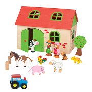 Goki Wooden Farm, 13 pcs.