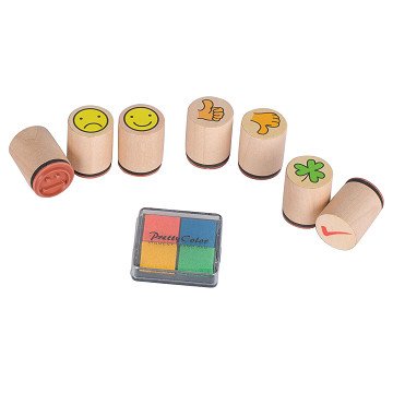 Goki Stamp Set, 8pcs.