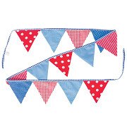 Goki Cotton Flag Line Blau/Rot