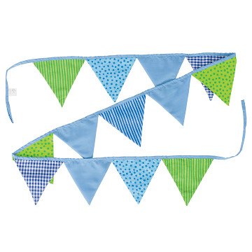 Goki Cotton Flag Line Blue/Green